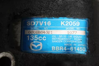 BBR4-61450 Компрессор кондиционера Mazda 3 BL Арт e10830830, вид 2