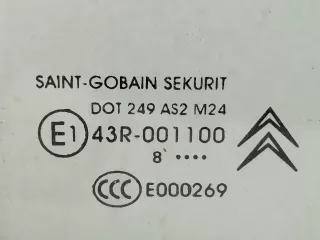  Стекло двери задней левой Citroen C4 Grand Picasso 1 Арт 2086493, вид 2