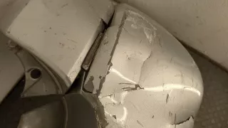 7L1Z17B807A Молдинг заднего бампера серебристый Ford Expedition 2 Арт 11462318, вид 2