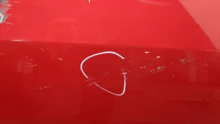 6J8833056 Дверь задняя правая красная Seat Ibiza 4 Арт 20542773, вид 2