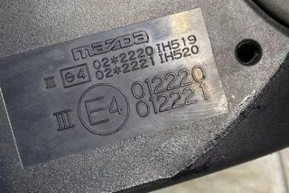 012220 Зеркало наружное правое Mazda 121 3 Арт e12219003, вид 2