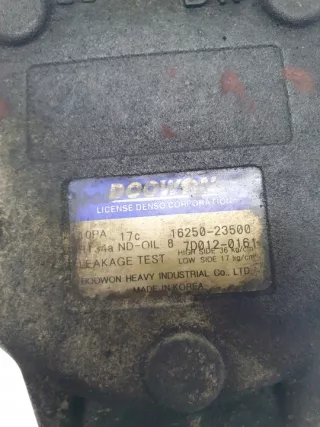 16250-23500 Компрессор кондиционера Kia Sorento 1 Арт e13320942, вид 8
