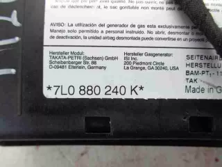 7L0880240K Подушка безопасности боковая (в сиденье) Volkswagen Touareg 1 Арт 00027493, вид 2