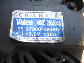 37300-39450 Генератор Kia Sorento 1 Арт 0000_1504181117227, вид 4
