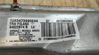 A2128600902 Подушка безопасности коленная Mercedes E W212 Арт W09038, вид 3
