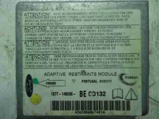1S7T14B056 Блок управления подушек безопасности Ford Mondeo 3 Арт 00027444, вид 2