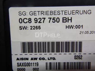0C8927750BH Блок управления АКПП Volkswagen Touareg 2 Арт AM22057831, вид 10