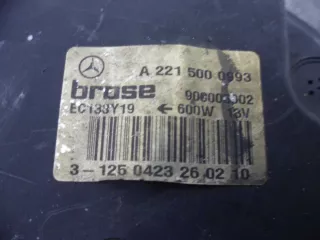 2215000993 Вентилятор охлаждения (электро) Mercedes SK Арт 00054702, вид 9