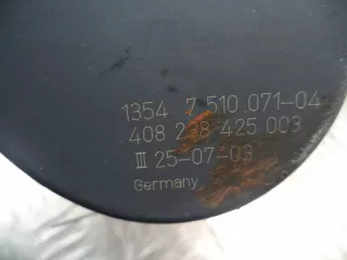 7510071 Заслонка дроссельная BMW 7 E65/E66 Арт 00053711, вид 3