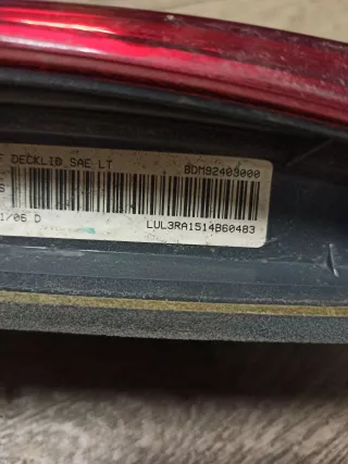 BDM92403000 Фонарь крышки багажника левый Chrysler 200 Арт 7215, вид 3