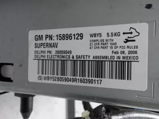 15896129 Магнитола Cadillac Escalade 3 Арт 00096451, вид 9