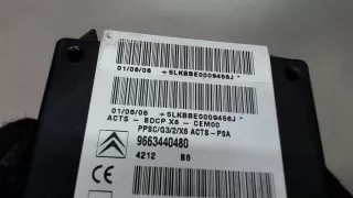 9663440480 Блок AirBag Citroen C6 Арт 6287424, вид 4