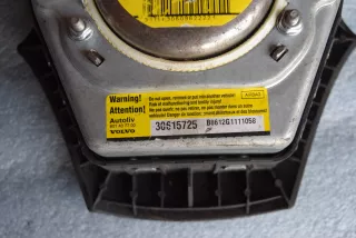 30615725 Подушка безопасности водителя Volvo V50 Арт 43V50-60-1-1, вид 3