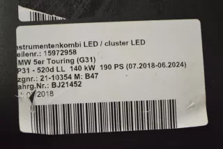 9365877 , art853826 Кнопки руля BMW 5 G30/G31 Арт 853826, вид 6