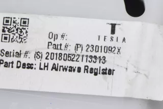 T0529620, 2080547X, 1095416, 2301092X, 2080549X, 1095415 , art2965172 Дефлектор обдува салона Tesla model 3 Арт 2965172, вид 4