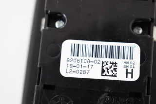 9208108 , art650434 Кнопка стеклоподъемника переднего левого BMW 3 F30/F31/GT F34 Арт 650434, вид 5