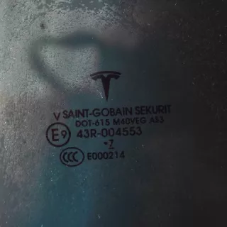 43R-004553 , art2735701 Стекло двери задней левой Tesla model X Арт 2735701, вид 6