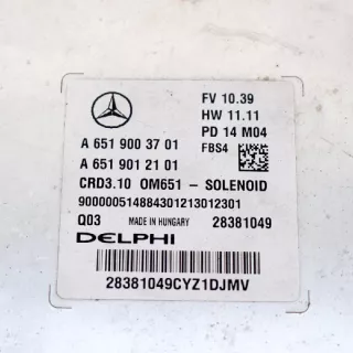 28381049, A6519003701, A6519012101 , art253676 Блок управления двигателем Mercedes E C207 Арт 253676, вид 6