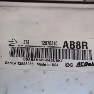 12670310 , art446781 Блок управления двигателем Opel Mokka 1 Арт 446781, вид 6