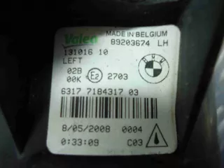 7184317 Фара противотуманная левая BMW X5 E70 Арт 00074985, вид 2