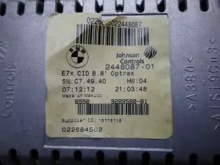 9289580 Дисплей информационный BMW X5 E70 Арт 00091162, вид 2