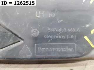 5NA853665A Решетка переднего бампера левая  Volkswagen Jetta 6 Арт VD1262515, вид 4