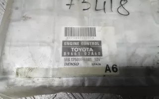 8966102A60,MB17580006881 Блок управления двс Toyota Corolla E120 Арт 73U18PC01, вид 5