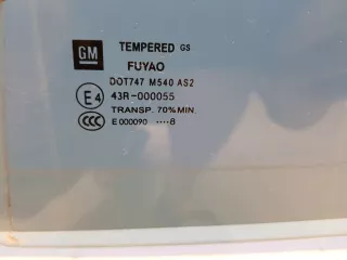 13319255 Стекло двери задней левой Opel Insignia 1 Арт ZAP177447, вид 3
