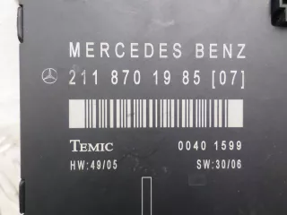 2118701985 Блок управления передней левой двери Mercedes E W211 Арт 00102018, вид 4
