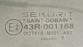 AS-2,43R-001168 Стекло двери передней левой Volkswagen Touareg 1 Арт 2032742, вид 2