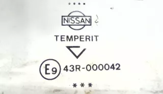 43R-000042 Стекло кузовное боковое правое Nissan Serena c23 Арт 2048109, вид 3