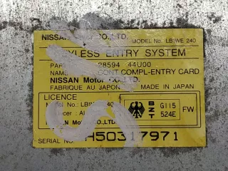 28594-44U00 Блок управления центральным замком Nissan Maxima А32 Арт 2067622, вид 3