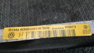 6Q0820411K Радиатор кондиционера  Skoda Fabia 2 Арт 7086201, вид 3