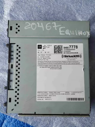 84667778 Блок радио Chevrolet Equinox 3 Арт 20467_200322210633, вид 2