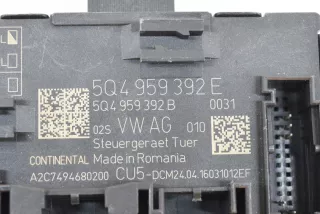 A2C7494680200, 5Q4959392B, 5Q4959392E , art2970531 Блок управления двери передней левой Skoda Octavia A7 Арт 2970531, вид 7