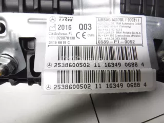2538600502 Подушка безопасности пассажирская (в торпедо) Mercedes GLC X253 Арт AM51621909, вид 7