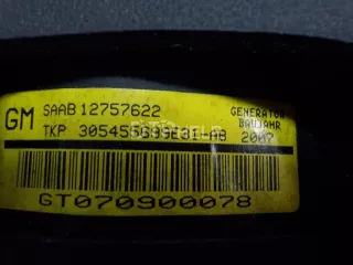 12757622 Подушка безопасности в рулевое колесо Saab 9-5 1 Арт AM51175831, вид 9