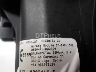 98230181ZD Подушка безопасности в рулевое колесо Peugeot 3008 2 Арт AM51637939, вид 9