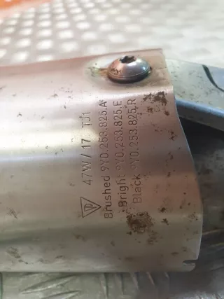 9Y0253824BT, 9Y0253825A Насадка глушителя Porsche Cayenne 958 Арт 202743PM, вид 8