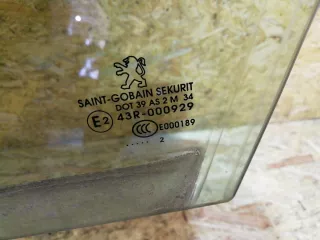 43R000929 Стекло двери передней левой Peugeot 3008 1 Арт 19673, вид 2