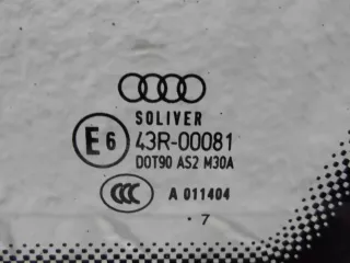  Стекло двери задней правой Audi A6 C6 (S6,RS6) Арт 00188786, вид 3