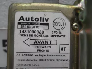 550539800 Блок управления подушек безопасности Fiat Ulysse 1 Арт 00161475, вид 2