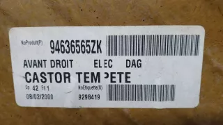 94636565ZK Обшивка двери передней правой (дверная карта) Citroen Xantia Арт 2074070, вид 3