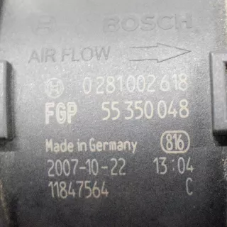 55350048, 0281002618 , art405663 Расходомер воздуха Saab 9-3 2 Арт 405663, вид 6