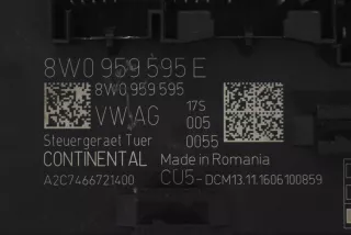 8W0959595E , art757323 Блок управления двери передней левой Audi A4 B9 Арт 757323, вид 5