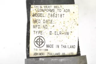0526412, T86218T , art843153 Ремень безопасности задний левый Ford Ranger 2 restailing Арт 843153, вид 4