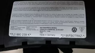 7l0880239k Подушка безопасности боковая (в сиденье) Volkswagen Touareg 1 Арт 7524778, вид 3