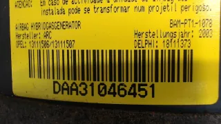 13111506 Подушка безопасности водителя Opel Corsa C Арт 7664044, вид 3