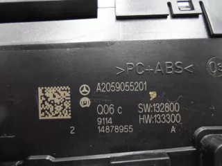 2059055201 Панель управления магнитолой Mercedes GLC X253 restailing Арт 00151073, вид 3