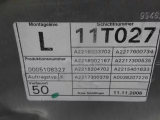 2218203702 Стеклоподъемник задний левый Mercedes SK Арт 00161780, вид 4